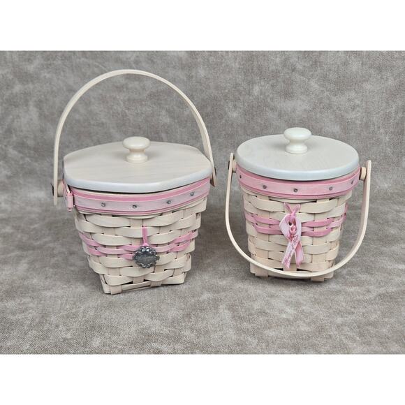 Longaberger Other - Longaberger 2001 & 2002 Horizon of Hope Baskets Set
